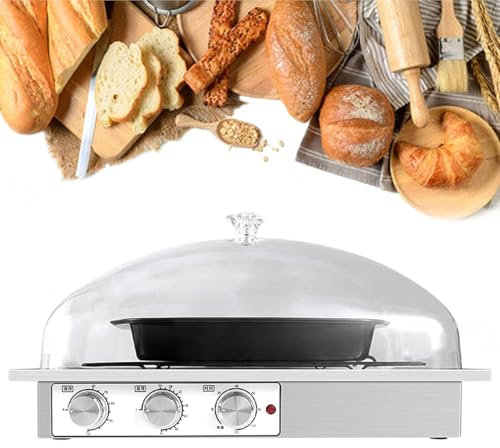 Fermentadora Eléctrica Para Masa,Caja De Fermentación De Pan De Masa Madre,Con Ajuste De Humedad (60-100%) Y Temperatura (24 ~ 54°c) Y Tiempo (0-120 Minutos), Para Tostadas, Yogur, Natto,510*360*290mm