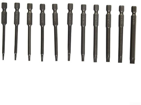 Juego de puntas de destornillador Torx seguras y fiables con cabeza magnética de acero de aleación