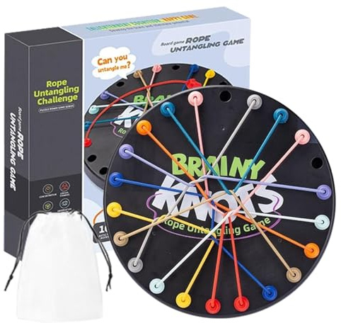 Break Rope Games | Juego De Mesa De Ruptura De Cuerda | Entrenamiento Lógico Twole Desk Toys | Juegos De Estrategia De Pensamiento Divergente para Viajes Familiares, Padre-Hijo Interactivo