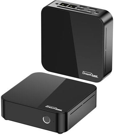 DreamQuest Mini PC Win 11 Pro Intel N150 der 12.Generation (bis zu 3,6 GHz) 16GB DDR4 RAM+512GB SSD,Micro Desktop Computer voll funktionsfähiger Type C/4K HDMI/USB 3.2/WiFi 5/BT5.0/Gigabit Ethernet