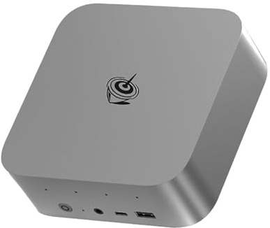 Beelink SER9 Pro Mini PC, AMD Ryzen 7 H255(8C/16T bis zu 4.9 GHz), 32GB LPDDR5X 1TB PCIe4.0 SSD, Mini Computer Win11 Pro, 4K Triple Display HDMI/DP/Type-C, 2.5G LAN, Integriertes MIC, Lautsprecher