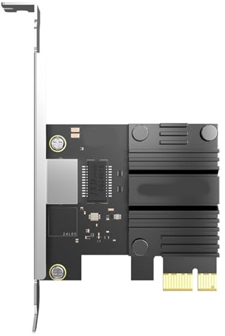 Tarjeta de red PCIE de 5 Gbps RTL8126 Chip Gigabit Ethernet PCIE a RJ45 5000 Mbps 5 Gbps para accesorios de escritorio, tarjeta de red interna de computadora