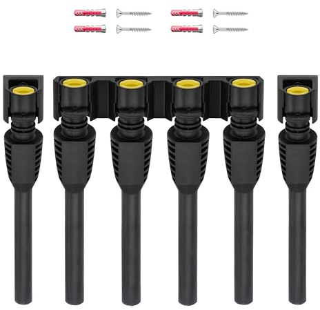 Naturalspring Wall Bracket for 6x Kärcher Pressure Washer Lances Pressure Washer Accessories, Compatible with Kärcher Lances and Attachments, Storage Holder, Garden Accessories