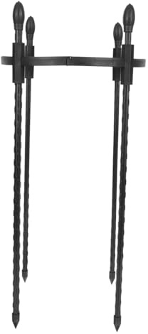 GALPADA Cage De Support pour Plantes Grimpantes en Pot Anneau De Support 8 Mm Diamètre 20 Cm Hauteur 40 Cm Cadre De Fixation pour Jardin Intérieur Anti-Vent pour Fleurs Et Légumes