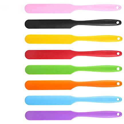 Yjcnelcr Spatule de cuisson flexible antiadhésive en silicone pour mélanger la pâte, la crème et le beurre