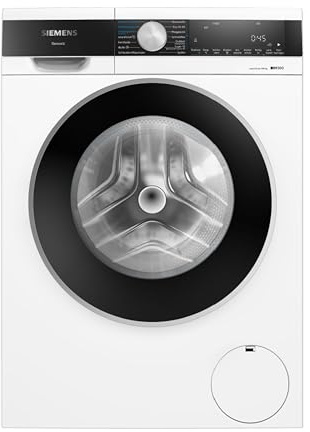 Siemens WN44G242 iQ500 Waschtrockner, 9 & 6 kg, waterPerfect Plus, Antiflecken-System, smartFinish, speedPack L, autoDry-Technologie, Outdoor-Programm, iQdrive, Wash & Dry 60, aquaStop