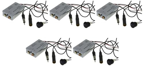 Onchdbfhuu 5X Universal Fm Modulator Stereo Mp3 Auto Antenne Kabel Car Radio Cinch Aux Adapter