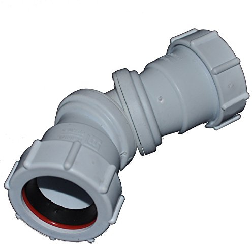 Compression 40mm Waste Adjustable Bend