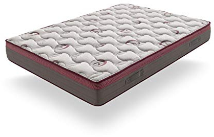 ECCOX - Viskoelastische SoftMoon-Matratze, Höhe 26 cm, Viskose + Supersoft der neuesten Generation, Cloud-Effekt, formstabiler HR-Kern mit hoher Dichte, hohe Festigkeit (120 x 200 cm)