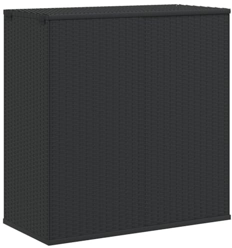vidaXL Dynbox PE-rotting 100x49x103,5 cm svart