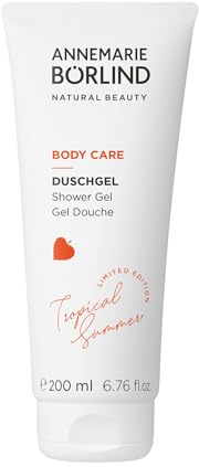 ANNEMARIE BÖRLIND BODY CARE Duschgel TROPICAL SUMMER (200 ml) - Samtiges Frische Gefühl. für ein Vitalisierendes Duscherlebnis.Tropisch Fruchtig Frischer Sommer-Duft - Vegan