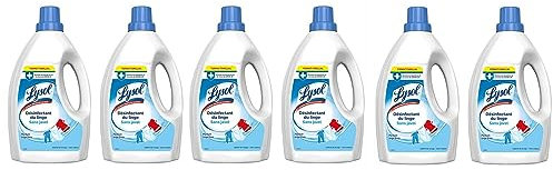 Lysol Désinfectant du Linge Parfum Linge - Lot de 6 x 1,5 L