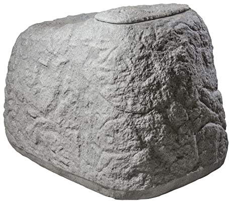 FLORANTIA Regentonne Findling 500 Liter Granit grau