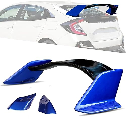 Archaic Soiler arrière pour 2016-2021 Honda Civic Hatchback Type-R, bac à botte à lèvres Spoiler pour la Civic FK7 FK8,Style JDM