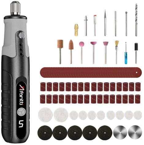 Mini Cavo Elettrico Utensile Rotante Strumento Multifunzione Multiutensile Smerigliatrice Levigatore Rettifica con | 101 accessori | per Piccoli Lavori di Artigianato e Progetti