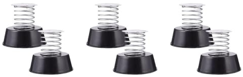 Gogogmee 6stücke Teiliges Wackelkopf Puppen Federbasis Für Auto Motorrad Dekoration Stabile Metallfeder Diy Für Verschiedene Fahrzeuge Schwarz Silber
