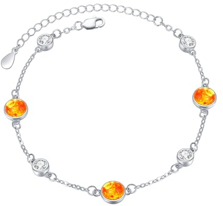 REDSUN Bracelet pour femme en argent sterling 925 avec ailes d'ange, arbre de vie, marguerite, dauphin, chat, cœur, papillon, nœud celtique, bracelet réglable de 7 + 5 pouces pour fille, petite amie