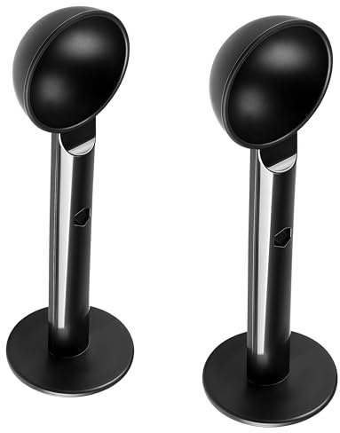 2 in 1 Espresso Scoop 51mm - Coffee Measuring Scoop Spoon and Press Tool for Baristas Home Espresso Machine Accessories Tools coffee spoon (2 PCS) Beautiful and Functiona