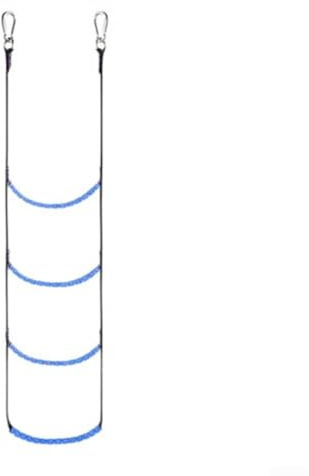 Échelle en corde pour enfants, jouet d'escalade sûr pour les aventures en plein air, compatible avec les bateaux gonflables (bleu-4)