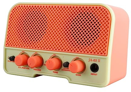 Plyisty Dual Channel -Gitarrenverstärker Tragbar Wieder Auflösbar für Musiker, die Live -Shows Aufführen (Rosenate)