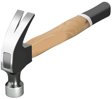 Martello per corno con manico in legno per uso domestico, strumento speciale in acciaio – martello per corno 0,75 kg