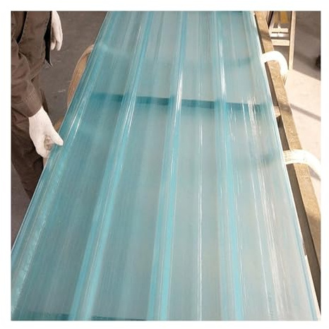 3X Lamiere Grecate Isolante, Resistente agli Urti, Trasparente Lastra di Copertura in Fibra di Vetro di 1.0 mm, Lamiere Ondulate Antipioggia, per Serra Balcone(35x67in=90x170cm-1.0mm)