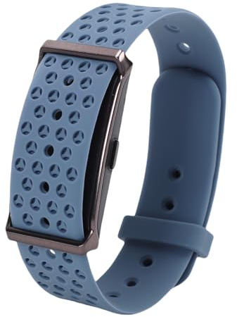 Annadue Smart Bracelet, Fitness Tracker with App Monitoring, Sleep Stage Tracking, 40 Day Battery Life, 10m Water Proof, Lightweight Screenless Design for Health Management (Blue)