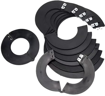 Oshhni Lot de 8 rondelles de Calage pour goupille de Godet d'excavatrice : équipement d'entretien, Installation et réparation faciles, Accessoires, 5 Cm X 0.3 Cm