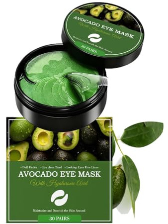 Mascarilla Hidratante for Ojos, Ilumina Las Ojeras, Minimiza Las Líneas Finas E Hidrata Profundamente la Delicada Zona de Los Ojos(1pcs)