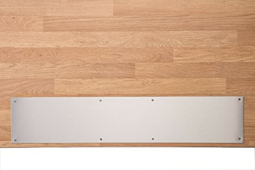 1 Piece of Metal Door Kick Plates - Brushed Stainless Steel 430 Grade (800mm x 200mm)