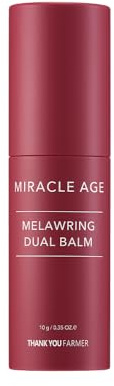 THANKYOU FARMER Miracle Age Melawring Dual Balm - Koreanische Augencreme, Melanin Reduzieren, Antialterung, Gesichtslifting, Anti Falten Serum, Korean Skincare 10g