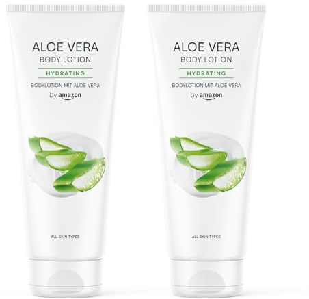 by Amazon Lotion pour le corps à l'aloe vera 2 x 250 ml