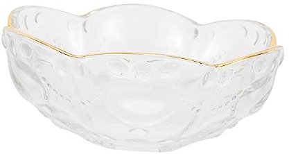 OUNONA Transparente Obstschale Aus Glas Stapelbar Für Innen Und Außenbereich Leicht Und Tragbar Für Salate Obst Und Mehr Exquisites Glasmaterial Mit Glatter Oberfläche Platzsparend Im Sch