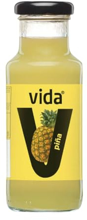 Refrescos y Mixers Caja de 24 unidades Vida Zumo Piña Botellín 20 cl