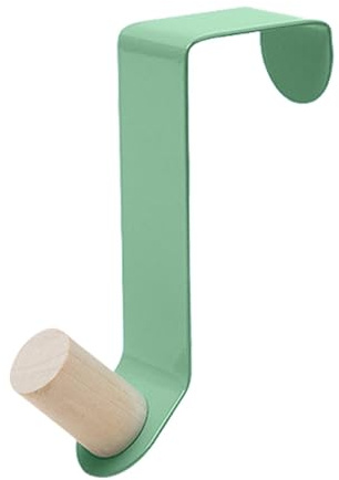 Durables Wreath Hanger - Front Door Wreath Hook, Non-Scratch Metal Hook | Over The Door Holder for Holiday Wreaths, Easter Garland Hanger, Christmas Wreath Holder Adjustable Fit for All Door Types