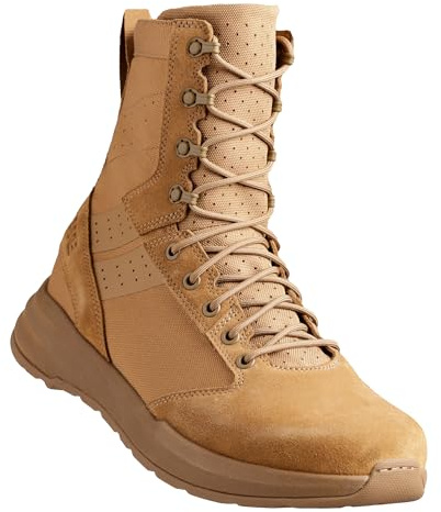 OTB Boots M-Carbon 8 Tactical Boots for Men and Women - Lightweight, Durable, Carbon-Plated Military & Combat Boots with Slip-Resistant Sole, Coyote (Coyote, US Footwear Size System, Adult, Men, Numeric, Wide, 10.5)