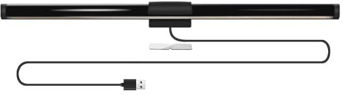 Computer Monitor Lampe LED USB Augenschutz Schreibtischlampe Touch Control Schreibtischlampe PC USB Screenbar Monitorlicht,mit Speicherfunktion,5 Farbtemperaturen,3000K-6500K,für Büro Home Gaming 44CM