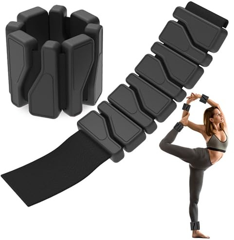 URMONA Pesi Polsi Caviglie 0,45 kg Ciascuno, Set 2 Regolabili Corsa Pilates