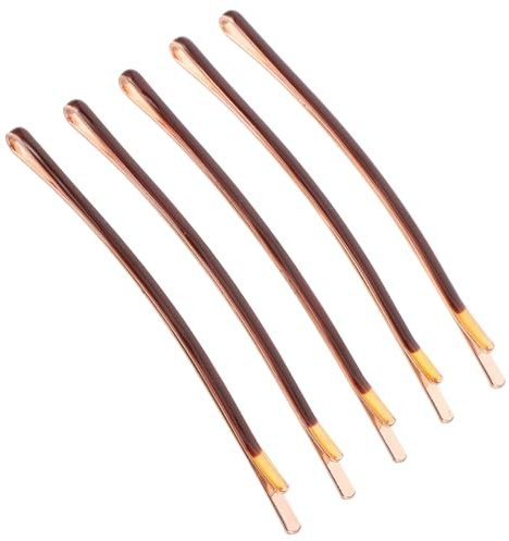 INOOMP Lot de 5 Pinces à Cheveux Plates de Bec de Canard, Finition Antidérapante pour Cheveux Épais, Maintien Sécurisé, Accessoires Coiffure Femmes et Filles pour Bureau et Loisirs