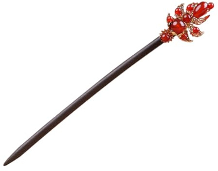 STAHAD Chignon Épingle Baguette Cheveux Chinoise en Bois Accessoire Femme pour Déguisement et Occasions Festives