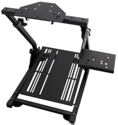 Soporte plegable ajustable para volante de carreras con barras de refuerzo para una mejor experiencia de cabina, soporte universal para volante