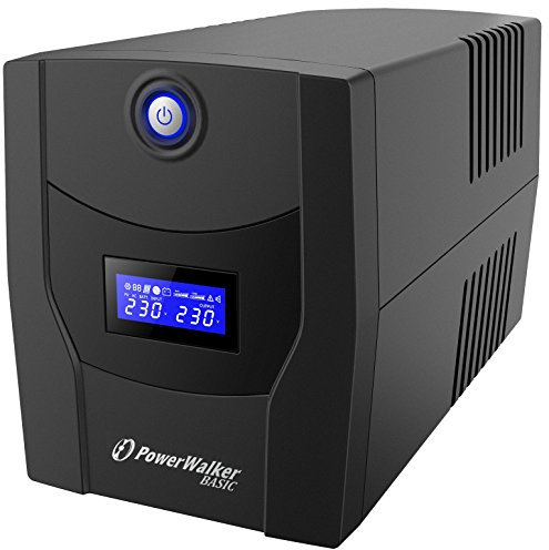 PowerWalker VI Series 1500VA/900W Compact Battery backup solution with built-in AVR, HID Supported, Cold (DC) Start Function (LCD Screen)
