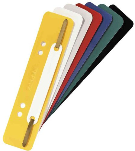Original Falken Plastik-Heftstreifen Gelb. Aus PP-Folie kaufmännische Heftung Aktendulli Hefter Schnellhefter ideal für Büro und Schule (sortiert, 250er Pack)