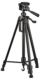 Stabila Stativ ST-K-S, für Laser und Entfernungsmesser, Höhe: 55 cm – 140 cm, 1/4-Gewindeschraube Schwarz