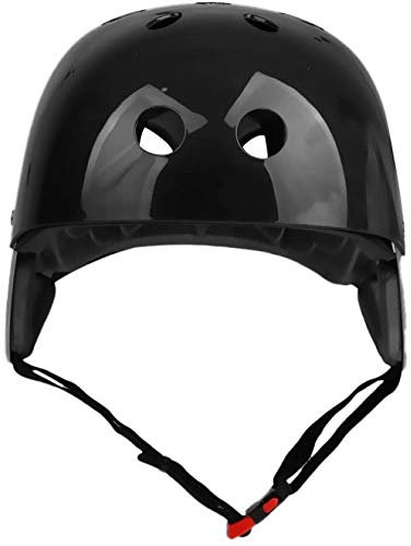 SGerste Wassersport-Sicherheitshelm für Kajakfahren, Kitesurfen, Windsurfen, Segeln, Skaten (57–62 cm) (schwarz)