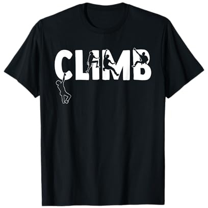 Vintage Climbing Boulder Montañismo Escalador Camiseta