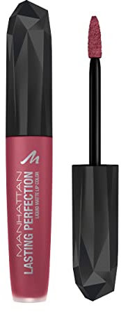 Manhattan Lasting Perfection Liquid Matte Lip Color, Fb. 310 Central Pink, flüssiger Lippenstift, ultra-matt, 5,5 ml