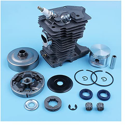 JUIYU Patio, césped y jardín Kit de Sello de Aceite de Tambor de pistón Cilindro de 46 mm for MS270 MS280 MS280C MS 280 270 Motosierra. Piezas y Accesorios para Herramientas eléctricas d