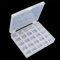 YEQIN 25 Slot Bobbin Organizer, Transparent Plastic Case, Sewing Craft Storage Box for Sewing Machine (1Pcs)