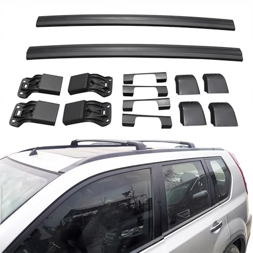Barre Trasversali Portapacchi per Nissan X-Trail T32, Alluminio Portapacchi Cargo Sul Tetto Rastrelliera, Set di 2,T2